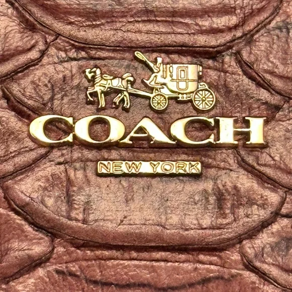 Coach Madison Python Wallet - Picture 2 of 6